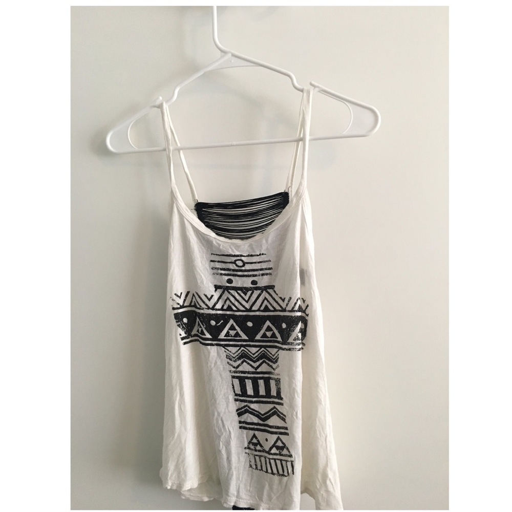 White cross tank